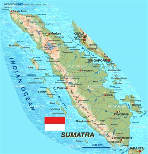 Peta Pulau Sumatera