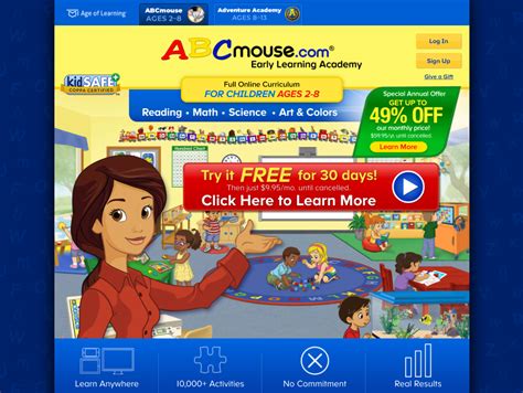 ABCmouse (Web and Mobile) - Logged-In Child Experience is certified by ...