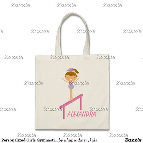 Personalized Girls Gymnastics Bag | Zazzle