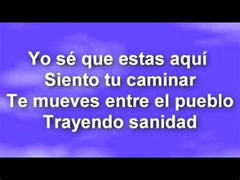 Letra Yo Se Que Estas Aqui de Rene Gonzalez