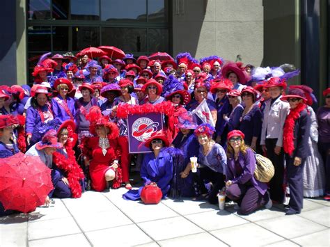 Red hat society, Red hats, Red