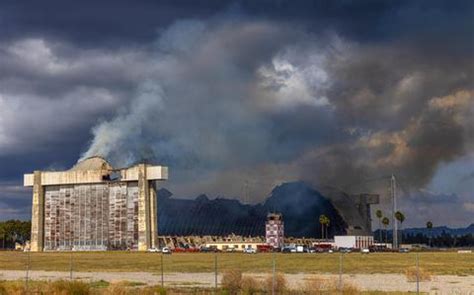 Massive Tustin hangar fire reignites just days after initial blaze spewed asbestos and lead ...