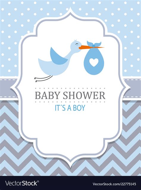 Stork with baby boy Royalty Free Vector Image - VectorStock