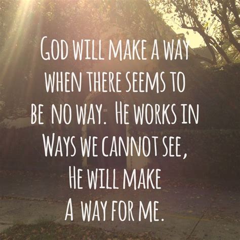 God will make a way #lyrics #quote | Words to live by | Pinterest | Songs, Lyric quotes and Satan