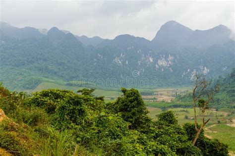 Beautiful View of the Mountains Area in North Vietnam Stock Photo ...