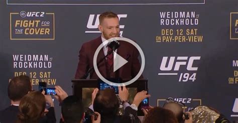 Conor McGregor Post Fight Press Conference Highlights: UFC 194 | BJPenn.com