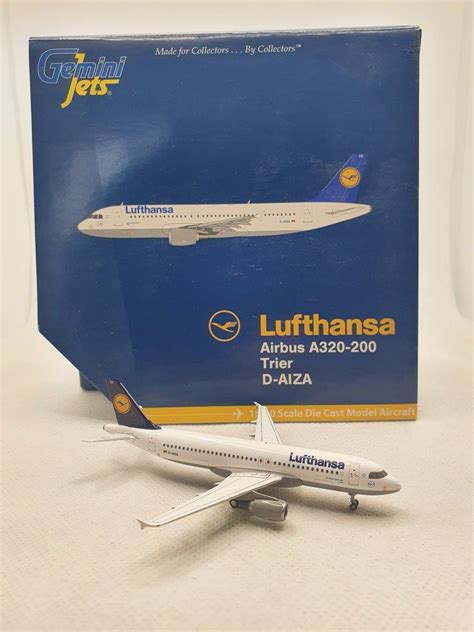 Gemini Jets 1:400 Lufthansa D-AIZA Airbus A320-200 - Bedfordshire Diecast