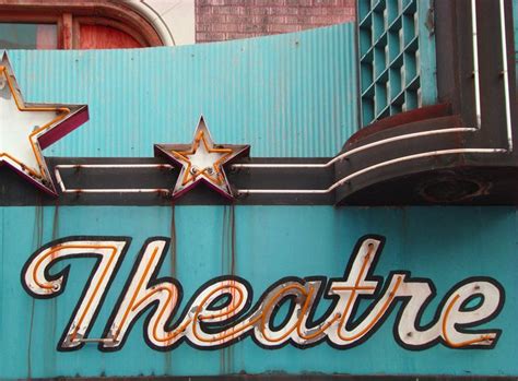 Theater Sign | Old neon signs, Vintage neon signs, Cool neon signs