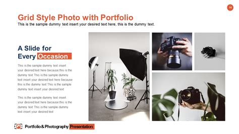 Portfolio & Photography PowerPoint Template - SlideModel