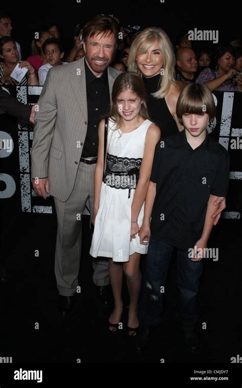 CHUCK NORRIS & FAMILY EXPENDABLES 2. WORLD PREMIERE HOLLYWOOD LOS ANGELES CALIFORNIA USA 15 ...