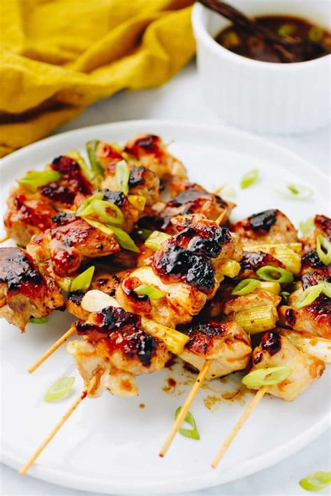 Paleo Chicken Yakitori Skewers (Whole30) | I Heart Umami®