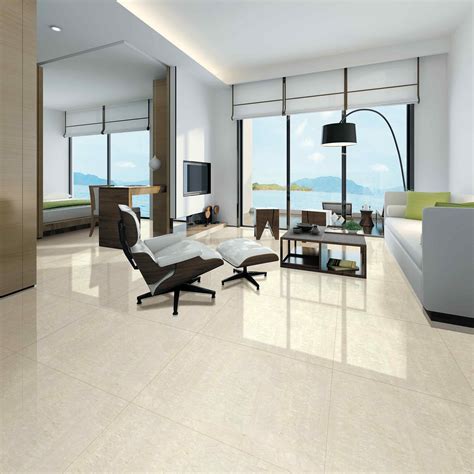 Cristallo Cream Polished Porcelain Tile 600x600