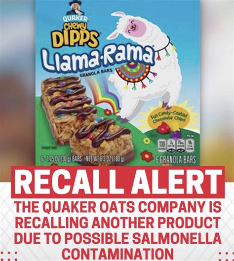 Consumer Alert: Quaker Oats Granola Bars Now Officially Recalled - USA Herald