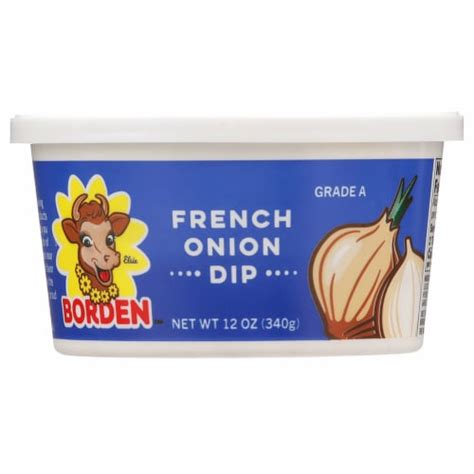 Borden French Onion Sour Cream Dip, 12 oz - Baker’s