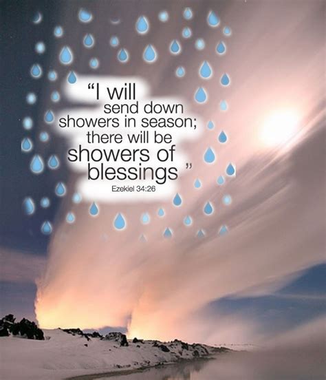 Showers - David L Walli | Inspirational quotes rain, Showers of blessing, Beautiful scripture