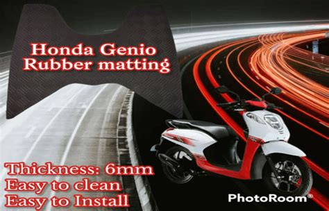 GENIO RUBBER MATT/HONDA GENIO RUBBER MATT / HONDA GENIO ACCESSORIES /ACCESSORIES OF HONDA GENIO ...