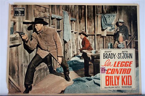 "LA LEGGE CONTRO BILLY KID" MOVIE POSTER - "LAW VERSUS BILLY THE KID" MOVIE POSTER