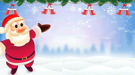 Painted Christmas Theme Background, Santa Claus, Christmas Socks ...