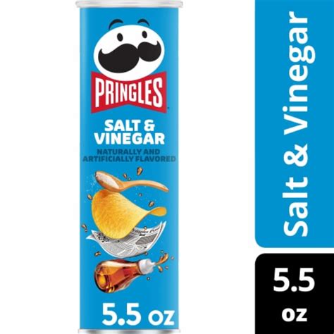 Pringles® Salt and Vinegar Potato Crisps Chips, 1 ct / 5.5 oz - Ralphs