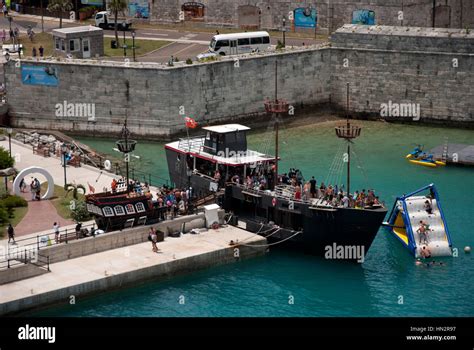 Calico Jack's Pirate Ship Royal Naval Dockyard Bermuda Stock Photo - Alamy