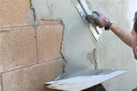 I'm looking to "stucco" the wall with a cement/stand mixture... technically it's parging, not ...