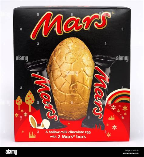 Mars bars chocolate Easter egg Stock Photo - Alamy