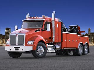 Kenworth - T880 40-inch Sleeper Tow Truck | This Kenworth T8… | Flickr