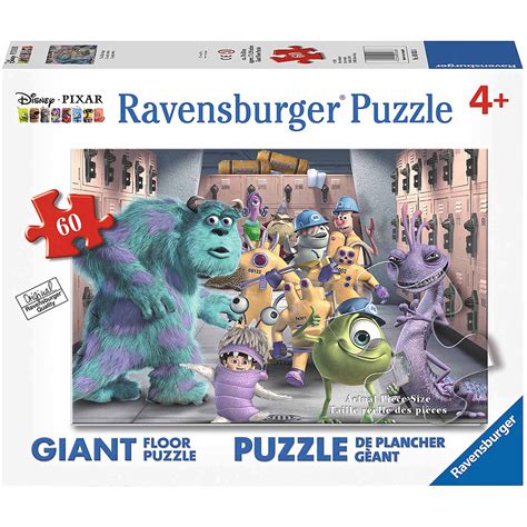 Ravensburger Monsters Inc.: The Whole Gang Floor Puzzle, 60 Pieces ...