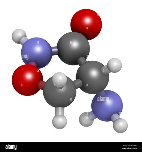 Cycloserine (D-cycloserine) tuberculosis drug, chemical structure ...