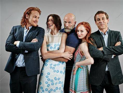 Super cute photo of Outlander Cast from SDCC photo shoot, July 2014 ...