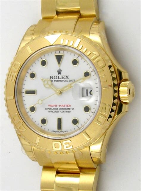 ROLEX 18CT GOLD YACHTMASTER - A Million Watches