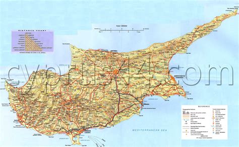 North Cyprus Map - Cyprus44, the north cyprus guide