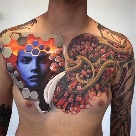 Elaborate Three Dimensional Tattoos That Create the Illusion of ...