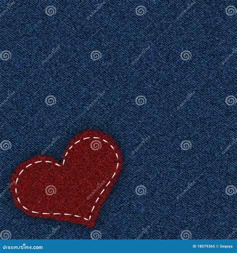 Background from a Jeans Fabric Stock Illustration - Illustration of love, fashion: 18079365