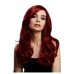 Deluxe Khloe Wig - Ruby Red