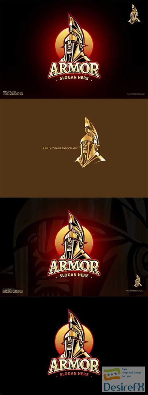 Download Armor Logo Template - DesireFX.COM