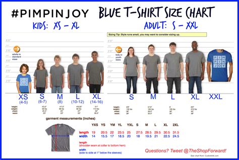 T Shirt Design Size Chart - How to Size and Place Heat Transfer Vinyl ...