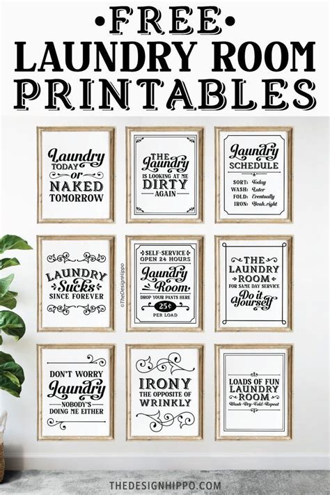 Printable Laundry Room Signs - bestroom.one