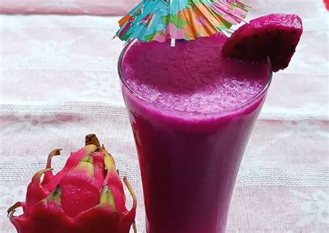 Dragon Fruit Milk Shake Recipe by Sangita Vyas - Cookpad