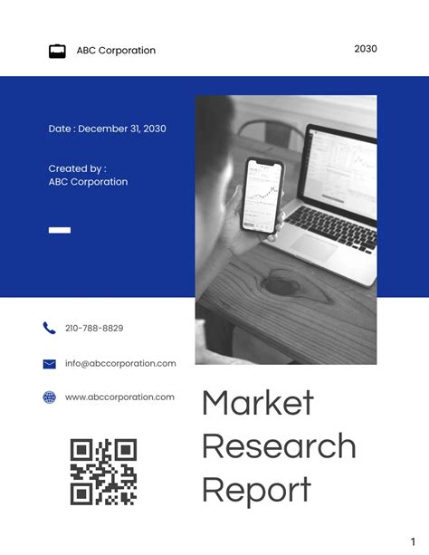 Market Research Report Template - Venngage