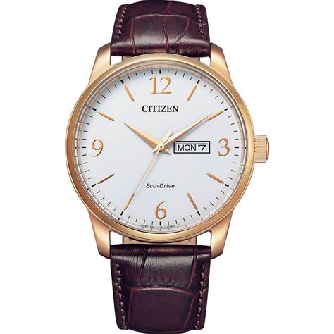 Citizen Eco-Drive Leather Strap Watch BM8553-16A | Francis And Gaye Jewellers