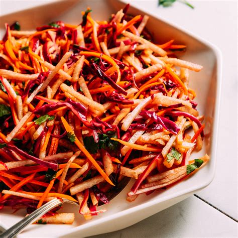 Crunchy Jicama Slaw (1 Bowl!) - Minimalist Baker Recipes