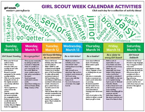 Girl Scouts Western Pennsylvania: Celebrate Girl Scout Week 2019