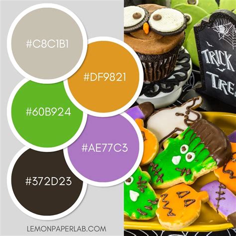 10 Halloween Color Palette Ideas - Lemon Paper Lab