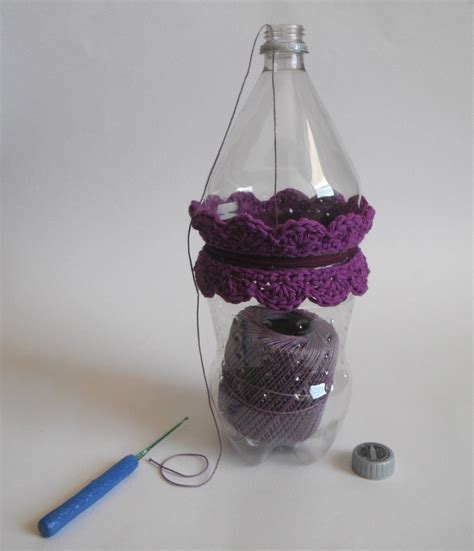 Crochet Dynamite: Recycled Yarn Holder and a nice summer non-alcoholic ...