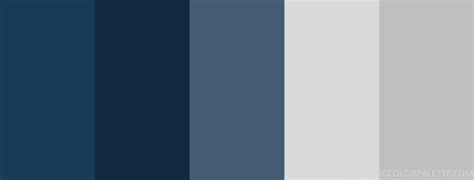 18 oxford Blue Color Palettes - Aesthetic Color Palette