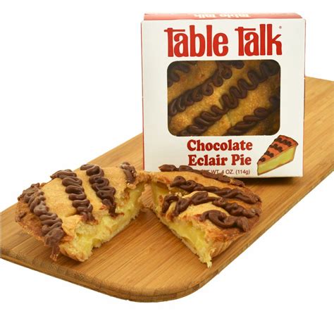 Table Talk Chocolate Eclair Pie 4 oz. (36 Pack)