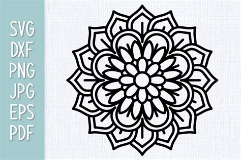 Flower Mandala SVG