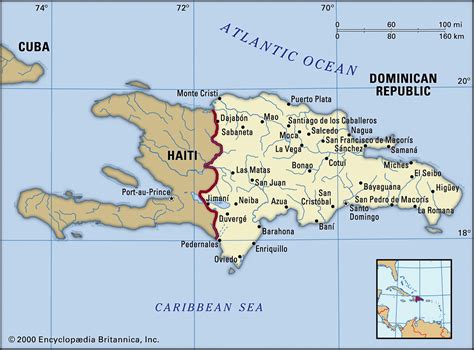 Map of Dominican Republic and geographical facts, Dominican Republic on the world map - World atlas