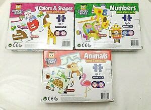 Clever Kids Search and Learn Puzzles Educational Child 28 piece Puzzle LOT Set 657092778111 | eBay